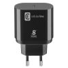Wall Charger Cellularline, Type-C, 25W, Black 