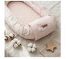 cumpără Lenjerie de pat pentru copii Sensillo 229005 6393 Кокон муслин Bear and Rabbit 80x45 în Chișinău 