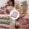 купить Комплект подушек и одеял BabyOno 1674/01 Patura de bambus tricotata /roz/ в Кишинёве 