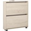 cumpără Raft pentru încălțăminte Mobildor-Lux Leo Slim 60x16x86H cm Sonoma în Chișinău 