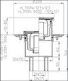 cumpără Sifon de pardoseala interior vertical PP D. 50/75/110 cu grila inox (123 x 123 mm) HL310N  HL în Chișinău 