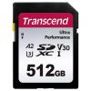 512GB SDXC Card (Class 10)  UHS-I, U3, Transcend 340S  "TS512GSDC340S" (R/W:160/90MB/s) 