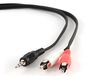 cumpără Gembird CCA-458 audio 3.5mm stereo plug to 2 phono plugs 1.5 meter cable (cablu audio /кабель аудио) în Chișinău 