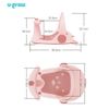 купить Аксессуар для купания U-Grow UGSB-0097-PK Scaun baie pt bebeluși cu ghidon și spătar reglabil, roz в Кишинёве 