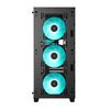 купить Корпус Case Middletower Deepcool CC560 ATX Black, no PSU, Side panel Tempered Glass,  2xUSB3.0,1xUSB2.0, Audio x 1/Mic x 1, Pre-Installed LED Fans: Front 3X120mm, Rear 1X140mm (carcasa/корпус) в Кишинёве 