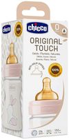 Бутылочка пластиковая Chicco Original Touch с латексной соской (0+) 150 мл 