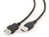 купить Gembird CCF-USB2-AMAF-6 Premium quality USB 2.0 extension A-plug A-socket cable 1.8m with ferrite core в Кишинёве 