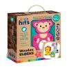 купить Конструктор Kids Hits KH20/005 Деревянный конструктор Monkey and Friends в Кишинёве 