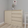 купить Комод Smartex (16093) Т2 120cm Ivory в Кишинёве 