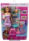 купить Кукла Barbie HHB70 Set de joc Jocul cu pisicul в Кишинёве 