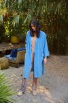 купить Домашний текстиль Pip Studio 51.510.980 Naomi Kimono Velvet Blue L Blue в Кишинёве 