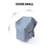 купить Защитный чехол для уличной мебели Nardi COVER SMALL smoke 37000.01.204 (Защитный чехол для уличной мебели Nardi для сада и террасы) в Кишинёве 