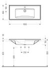 cumpără Lavoar Orka Serel 3037TXS110H 100cm în Chișinău 