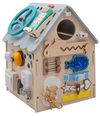 купить Головоломка Baby Mix 58310 Busybord House LED Wood Montessori в Кишинёве 