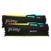 64GB DDR5-5600MHz  Kingston FURY Beast RGB (Kit of 2x32GB) (KF556C40BBAK2-64), CL40-40-40, 1.25V,Blk 