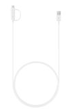 cumpără Cablu telefon mobil Samsung Combo Type-C & Micro USB, White în Chișinău 