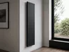 cumpără Radiator Carisa BUTERFLY 1800x396 9016 TEX Black (5 elem) dt30=470w alum în Chișinău 