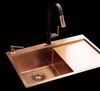 купить Смеситель кухонный Helika-AquaSanita 7023-601C MATENO Black metallic copper в Кишинёве 