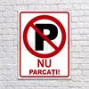 купить Табличка информационная "NU PARCATI" Оракал + Композит 26 x 20 см в Кишинёве 