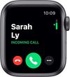 Apple Watch Series 5 44mm Aluminium Case With Black Sport Band, MWVF2 GPS, Space Grey 