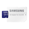 128GB MicroSD (Class 10) UHS-I (U3)+SD adapter, Samsung PRO Plus "MB-MD128SA" (R/W:180/130MB/s) 