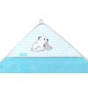 cumpără Accesoriu pentru baie BabyOno 0346 02 Prosop din bambus cu capota 100*100 Albastru în Chișinău 