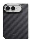 cumpără Husă pentru smartphone Pitaka Edge iPhone 18 Fold (Protectie spate) (Black Grey), KI1801F în Chișinău 