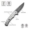 купить Нож походный Civivi C24040-DS1 Voidflare, G10 folie aluminiu, Liner Lock в Кишинёве 
