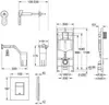cumpără Rezervor WC Grohe Pachet 5 in 1 rezervor vas wc incastrat Rapid SL (44G99977) în Chișinău 