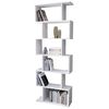 купить Офисный стеллаж Fabulous Zigzag 6 Shelves (White) в Кишинёве 