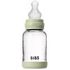 купить Поильник BIBS 50191250 Biberon din sticla anticolici Sage cu tetina din silicon 0+ luni, 120ml в Кишинёве 