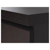 купить Офисный стол Ikea Malm 140x65 cm (Negru-maro) в Кишинёве 