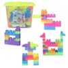 cumpără Set de construcție miscellaneous 3110 Găleată cu blocuri neon Play Blox, 107 piese în Chișinău 