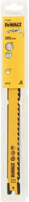 cumpără Accesoriu pentru fierăstrăie DeWalt DT2432 Lame ferastrau sabie pentru lemn 305mm (P.5) în Chișinău 