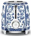 купить Тостер SMEG TSF01DGBEU Blu Mediterraneo Dolce&Gabbana в Кишинёве 