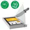 cumpără Ghilotina hârtie Leitz 90200000 Home Office Precision, A3, 10 coli, gri în Chișinău 