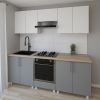 cumpără Mobilă pentru bucatarie Smartex (30098) K3 220сm Alb+Grafit în Chișinău 