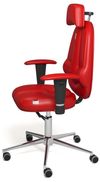 купить Офисное кресло Kulik System Clasic Red Azur в Кишинёве 