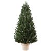 cumpără Brad artificial Promstore 57952 Lapland, ace turnate, 110cm, in ghiveci, PE în Chișinău 