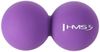 купить Массажер механический HMS 4637 Minge masaj Double 125x6.5mm, Silicon Violet (17-42-004) в Кишинёве 