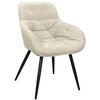 cumpără Scaun Deco Daisy Beige Velvet+Black Legs în Chișinău 