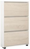 cumpără Raft pentru încălțăminte Mobildor-Lux Leo Slim 50x16x125H cm White/Sonoma în Chișinău 