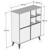 купить Комод Trendy Puls-alb, galben 100x115x30cm, multifunctionala (GTR006627) в Кишинёве 