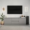cumpără Comodă TV MebelStar NEO 2S2D 150x43x53 Grey (MBS-1256) în Chișinău 