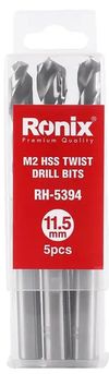 cumpără Burghiu Ronix RH-5394 SET Burghiu 11.5MM-M2 (5buc) în Chișinău 