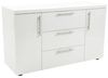 купить Комод Mashtab S12312 Madrid 3 sertare Alb Dublă (1200x430x800) в Кишинёве 