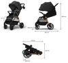 cumpără Сărucior pentru copii KinderKraft Grande 2 Midnight Black (KSGRAN02BLK0000) în Chișinău 