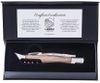купить Нож походный Laguiole Luxury Line Pocket Knife Olive & Corkscrew in cutie lemn в Кишинёве 