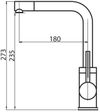 купить Смеситель кухонный Helika-AquaSanita 5553-001 FORTE Chrome в Кишинёве 