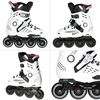 cumpără Role Nils NA20001 Abisal White Size 43 Slalom In-Line Skates Nils Extreme în Chișinău 